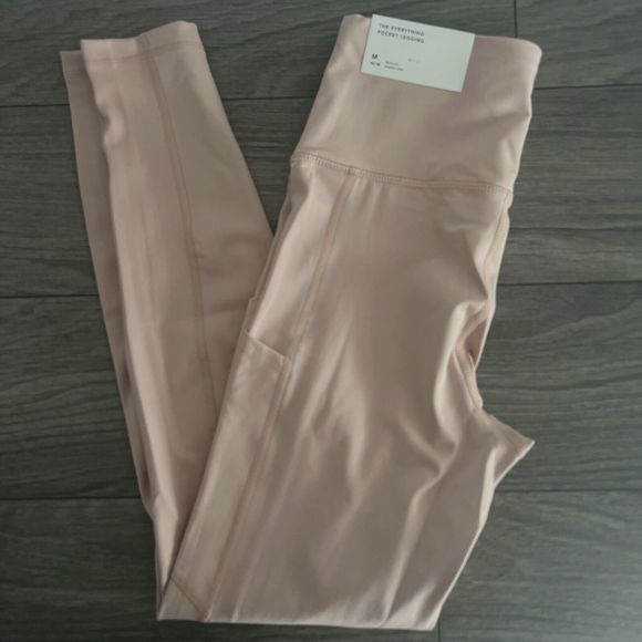 NWT American Eagle The Everything Pocket Legging Light Pink Size Medium‎ - Picture 1 of 8